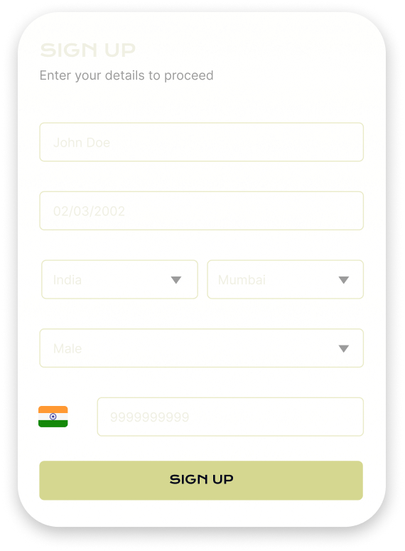 Sign in and customize